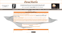 Desktop Screenshot of panamaths.net