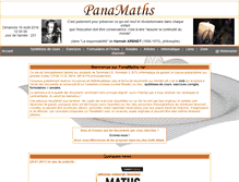 Tablet Screenshot of panamaths.net